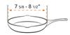 Frywall 8-inch (Small) Frying Pan, Red, 100020966