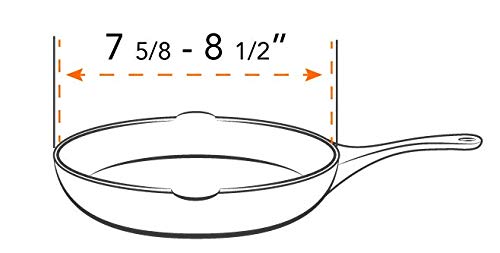 Frywall 8-inch (Small) Frying Pan, Red, 100020966