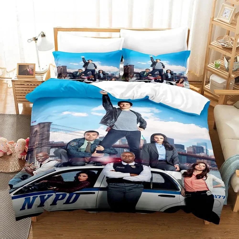 Brooklyn-Nine-Nine Bedding Set Single Twin Full Queen King Size Bed Set Aldult Boys Bedroom Duvet cover Sets 3D Print