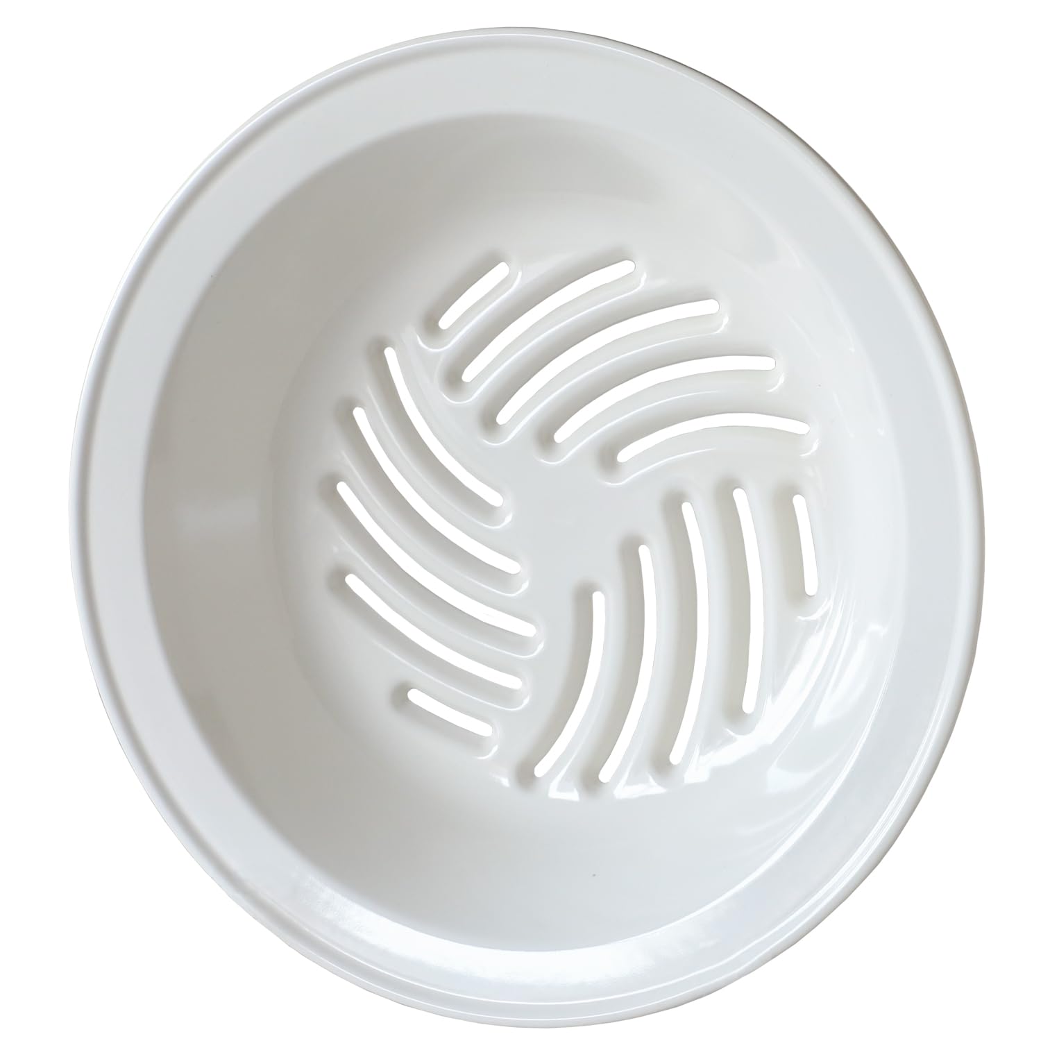 

TAMAKI Slatted Diameter x Height Hard Drain, Small, 22.5cm 3.5cm, Ceramic, T-960394 белый