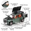 1:24 Scale YANGWANG U9 U8 Model Toy Car Alloy Diecast Light Sound Pull Back Vehicles Models Hobby Ornaments for Children