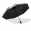 Princess, Friends Automatic Opening and Closing, 8 rib Structure Portable Umbrella, Suitable for Men and Women in All Seasons  Perfect Gift