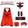 Spider-man Heldenumhang und Maske Halloween Cartoon Anime Launcher Handschuh Uhr Set