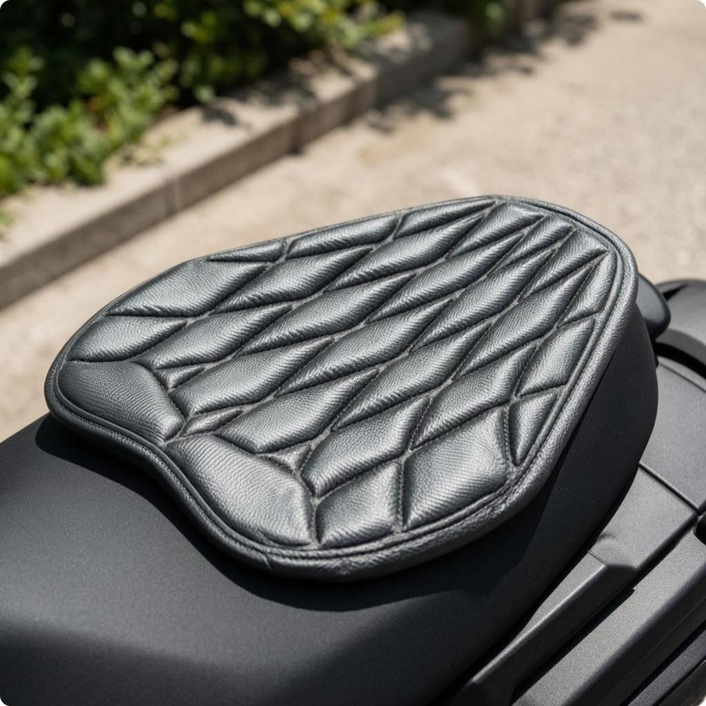 Motorcycle Seat Cushion Cover ShockAbsorbing Pad Ventilated M