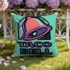 Mexican Flavor T-Taco B-Bell Cushion Cover Home & Car Dual-Scene Pillow Cover: Reversible for Premium Comfort
