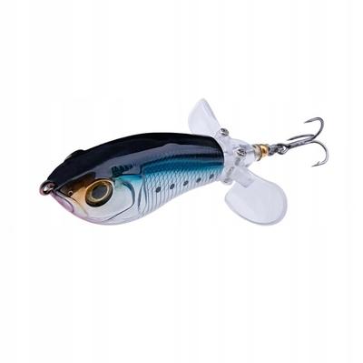 Wobbler Fishing Lure Pike Catfish Popper Flopper Whopper Rotary 9G