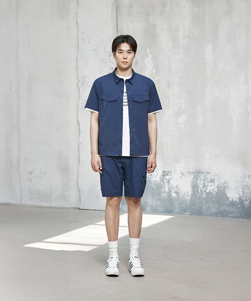 WILLBE LAB Utility Cargo Shorts (Bl)
