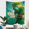 Vinland Saga Anime Tapestry Hanging Tarot Hippie Wall Rugs Dorm Wall Hanging Sheets