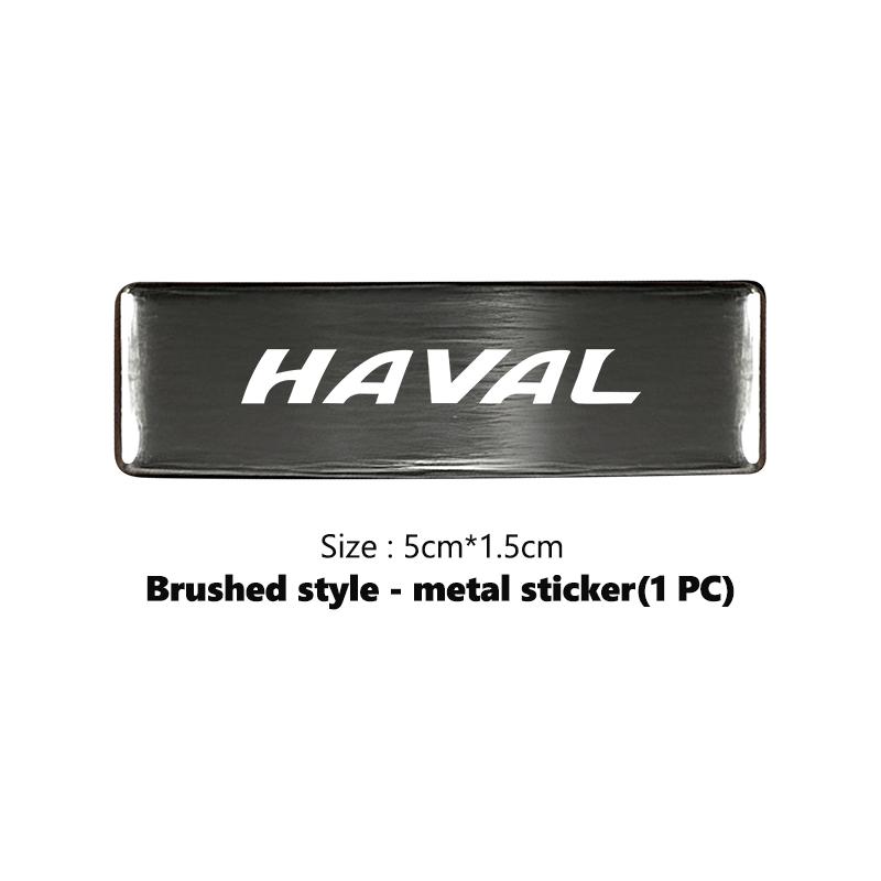 

Metal Car Emblem Logo Decorative Stickers Badge Decal Interior For Haval Great Wall Jolion H1 H2 H3 H4 H5 H6 H7 H9 F5 F7 M4 M6