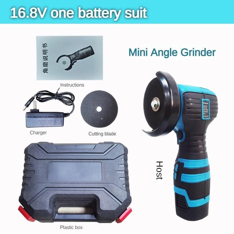 Portable Mini Multifunctional Polishing Machine Household Handheld Electric Angle Grinder Rechargeable Small Cutting Machine