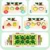Multifunctional Toy From 1 2 3 Years Carrot Plug-In Game Gift Wooden Toy Sorting Game Wooden Puzzle Carrot Harvest Easy To Use