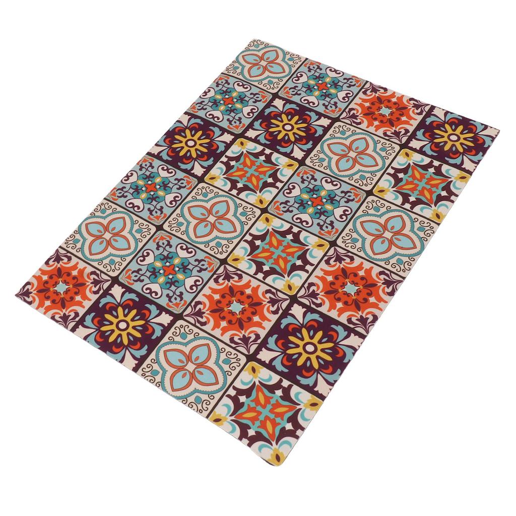 Coffee Bar Mat 3.5mm Thick Bright Colors Anti Slip Rubber Backed Waterproof Dish Drying Mat for