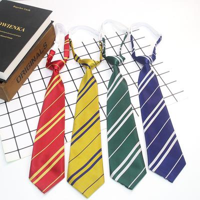 Uniform Striped Jacquard Lazy Free Tie Men And Women Matching College Leisure College Style Clothing Accessories