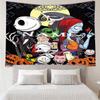 Custom Name The Nightmare Before Christmas Print Tapestry, Backdrop, Easy Setup, Ideal for Bedroom, Office & Living Room, with Aesthetic Wall Hanging 
