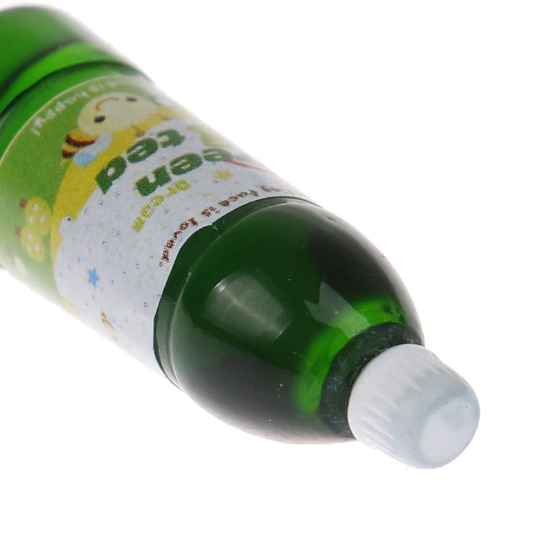 5Pcs Dollhouse Miniature Food Play Cartoon Soda Fruit Juice Drink Model Prop Set