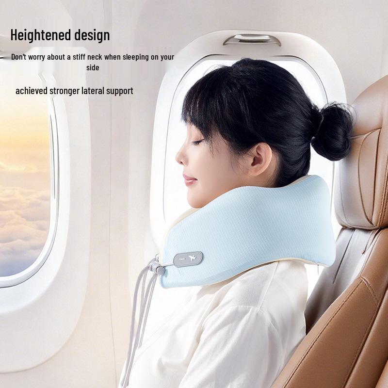 Cuscino da Viaggio a Forma di U in Memory Foam per il Supporto del Collo