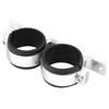 Aluminum Car Dual Twin Fuel Pump Mount Bracket 60MM &  Fuel Filter Clamp Mounting Bracket Holder 60mm Cradle For Car Modified