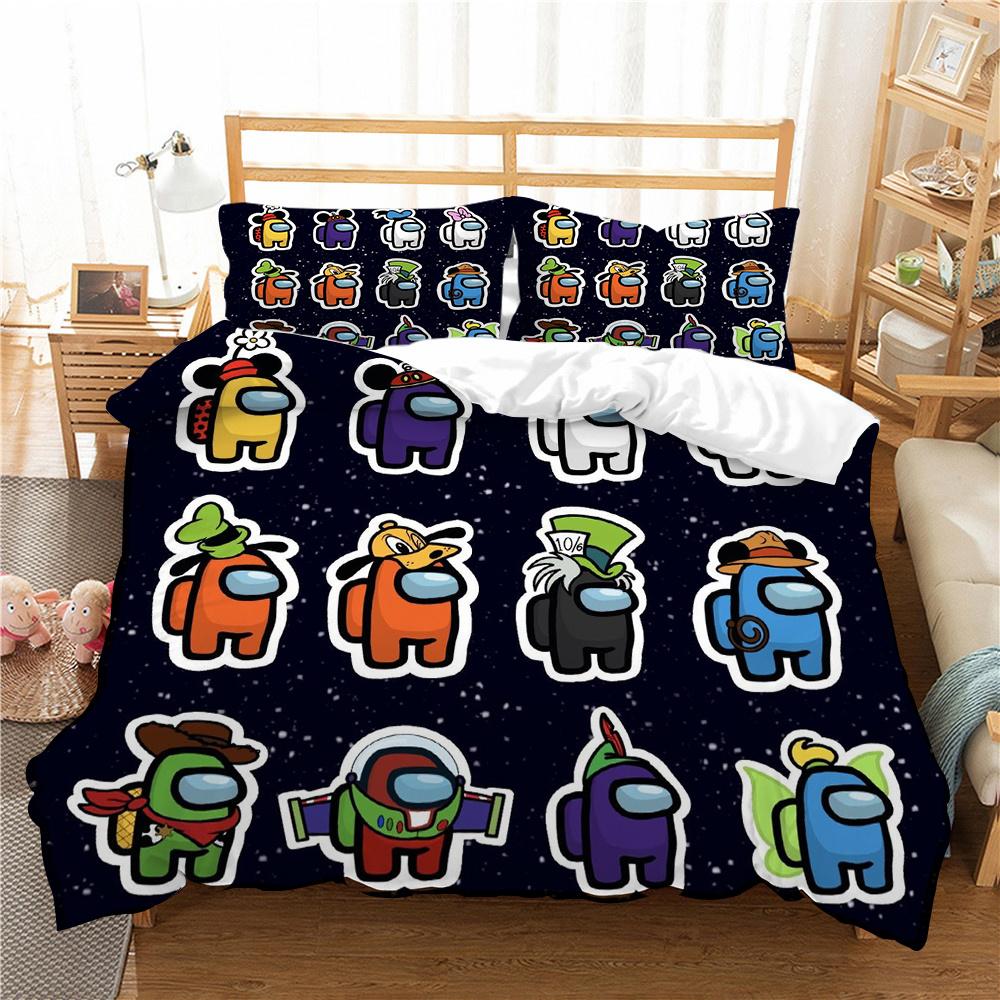 Kaufe Bedding Set Cover 3D Cute Among Us Gam Printing Single Size
