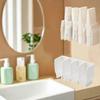 5Pcs Wall Mounted Facial Cleanser Storage Rack Plastic Cleanser Organizer  Desktop