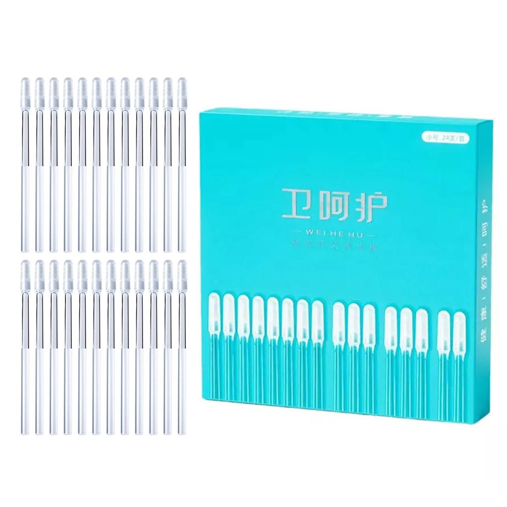 24pcs Silicone Ear Scoop Adult Spiral Ear Wax Remover for Women Men All Age People