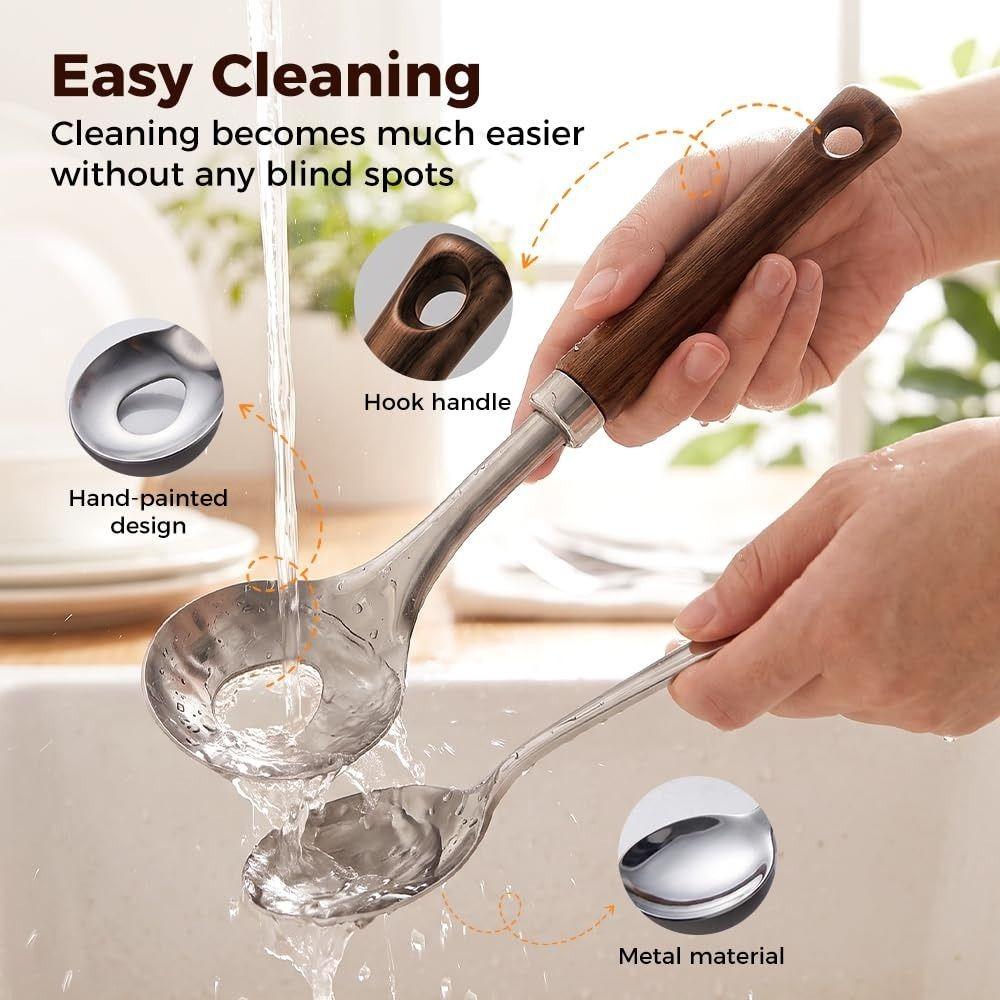 Stainless Steel Meatball Maker Spoon Round Spoon Head Meatball Portioning Tool Cooking Utensils