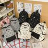 Schoolbag School Bag Junior High School Girl College Student High School Cute Bow Large Capacity Backpack Commuter Travel Backpack