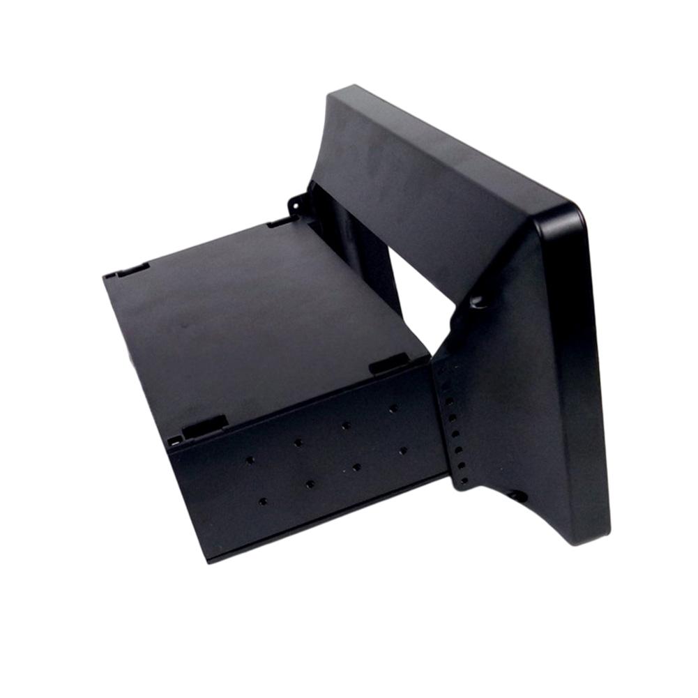 For 1DIN to 9 inch or 10.1 inch Car Audio Mounting Fascia Kit ABS Plastic Frame for Horizontal Head Unit Dashboard Fit