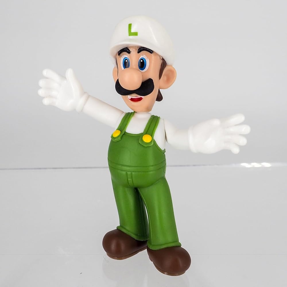 Sanei Trading Super Mario Figure Collection Fire Luigi FCM-014
