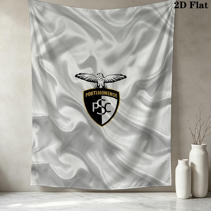 Tapeçaria de Parede do Portimonense SC Pendente de Parede Estético Manta de Tecido Impresso Tapeçarias Decorativas para Quarto Sala de Estar Decoração de Casa