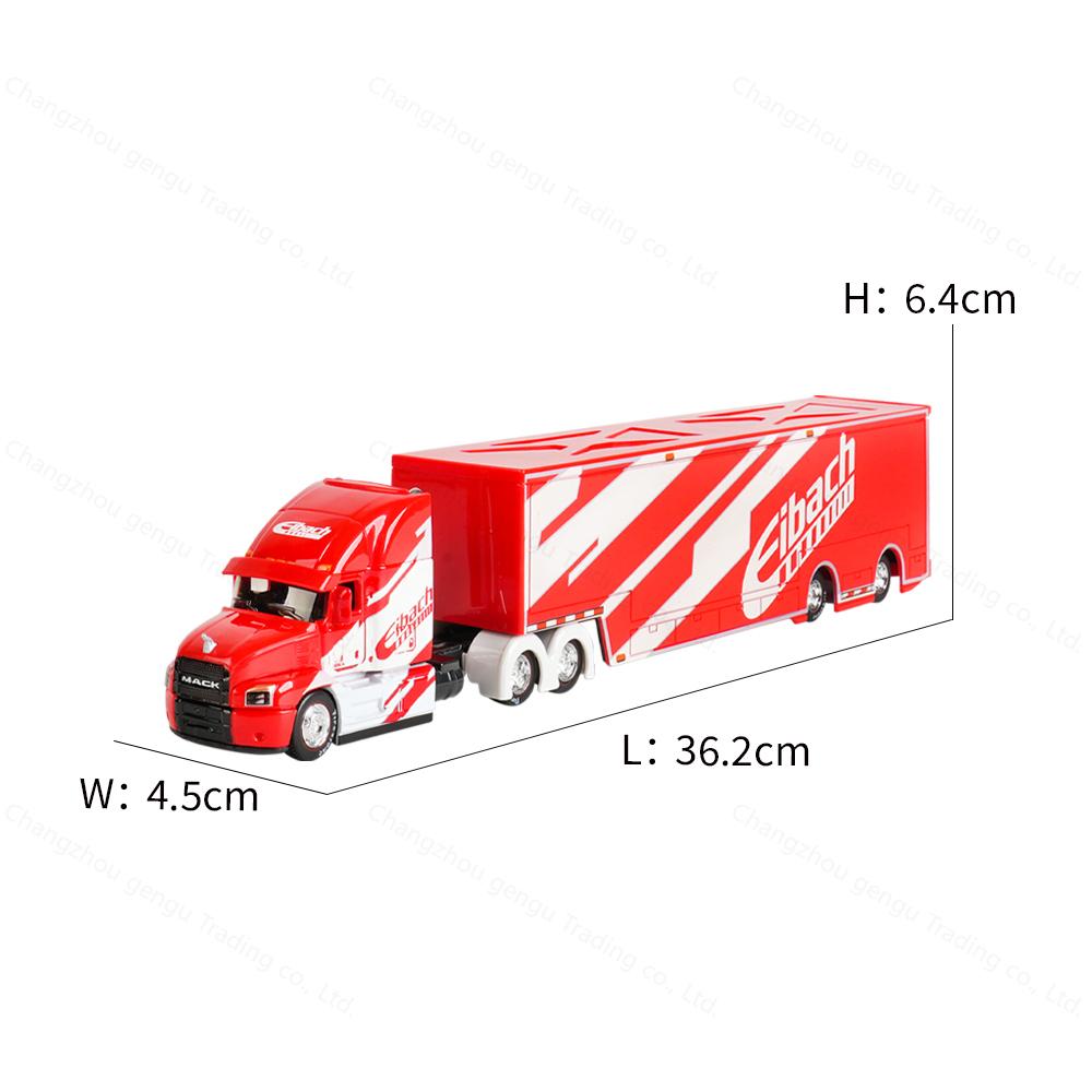 Maisto 1:64 Mack Anthem Trailer Haulers Container Static Die Cast Vehicles Collectible Hobbies  Model Car Toys