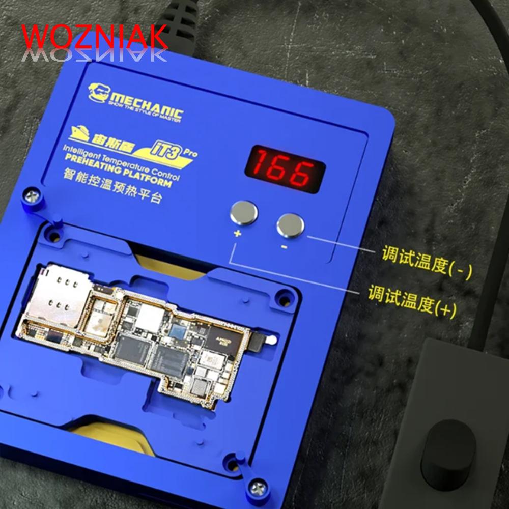 MECHANIC IT3 Pro Intelligent Preheating Platform for X-16 PRO MAX Motherboard Layered Chip BGA Stencil/Dot Matrix Repair