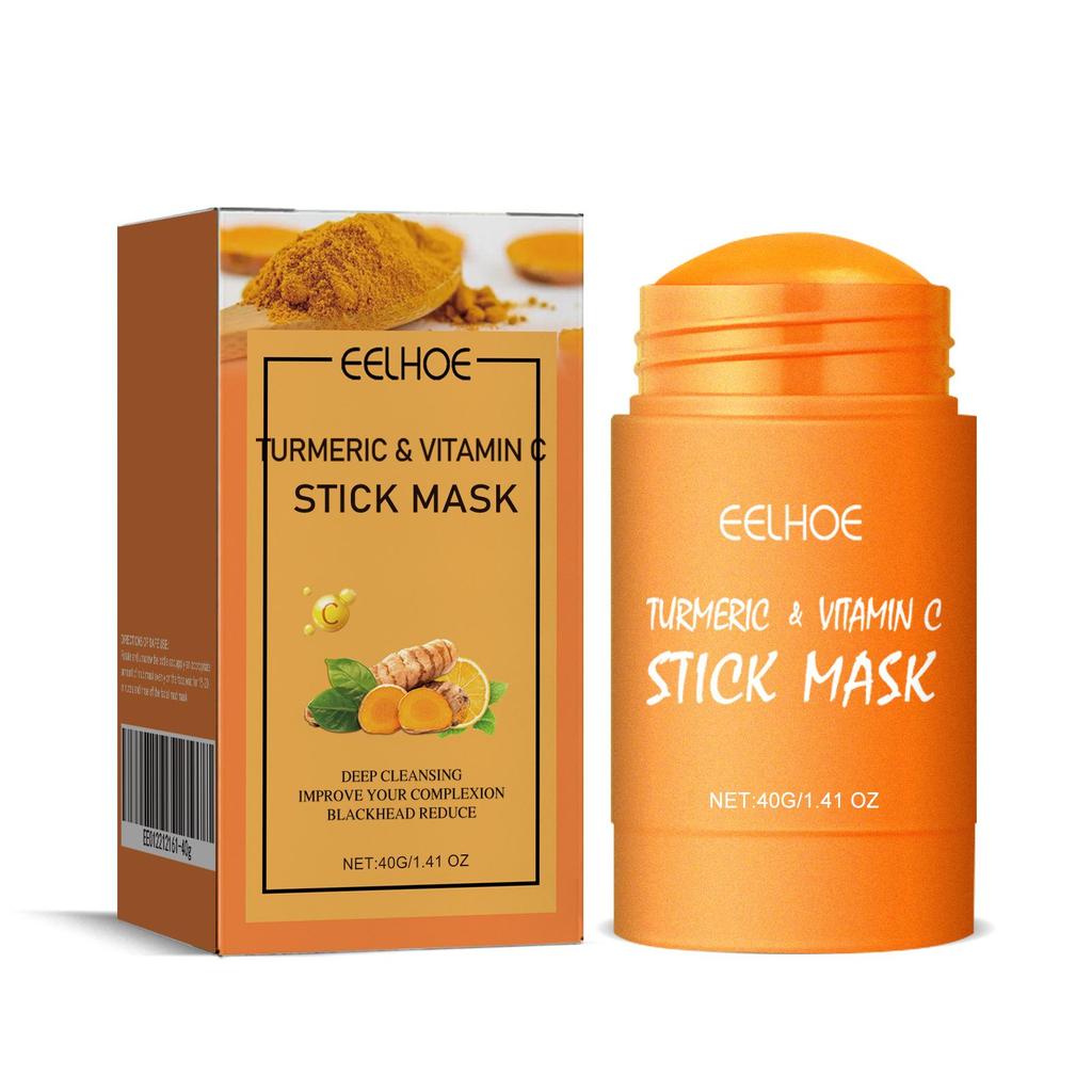 EELHOE Turmeric Mud Mask Stick Anti-Acne Pore Cleansing Solid Mask