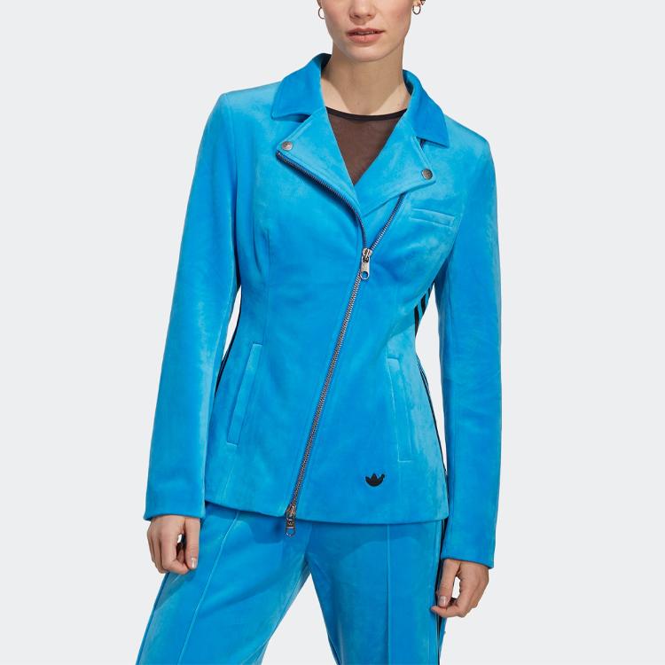 adidas Originals Blue Version Collection Business Suit Women's Bird Feather Blue HM2056
