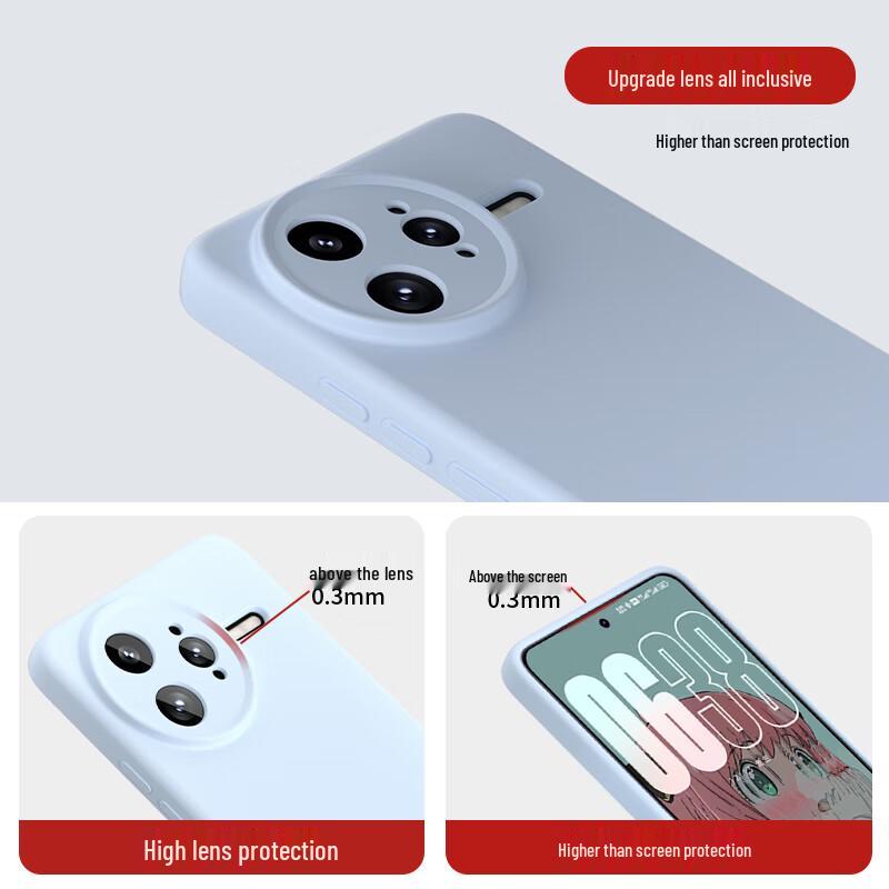 Shangsu Flüssigsilikon-Handyhülle für Redmi K80/K80 Pro