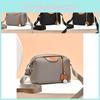 Black Oxford Cloth Street Fashion Shoulder Bag Trendy Pu Crossbody Bag