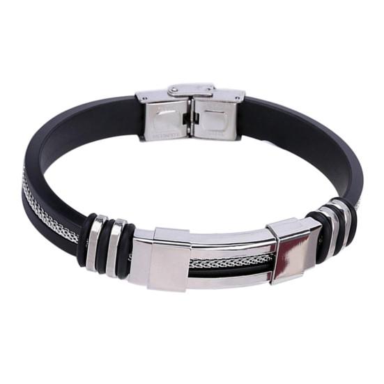 Stylish Stainless Steel Men's Bracelet Accessory Bracelet Wrist Strap Party Decoration