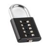 2pcs 5-Digit Pre-Set Code (Unchangeable) Push Button Combination Padlock Zinc Alloy Body 10-Digit Combination Padlock