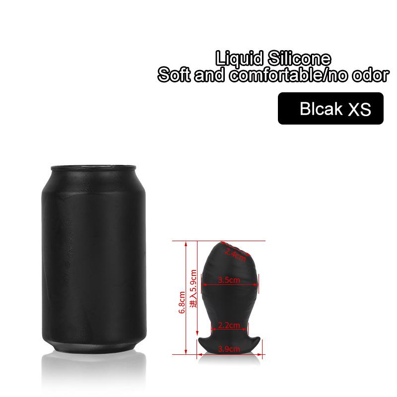 Anal Egg Plug Liquid Silicone Butt Plug Adult Sex Toys for Women Men Gay Dildo Anal Expander Prostate Massage Anal Plug