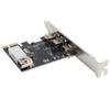 PCIE Capture Card 3 Port Expansion Card 1394 Interface Conversion HD Video Adapter Controller
