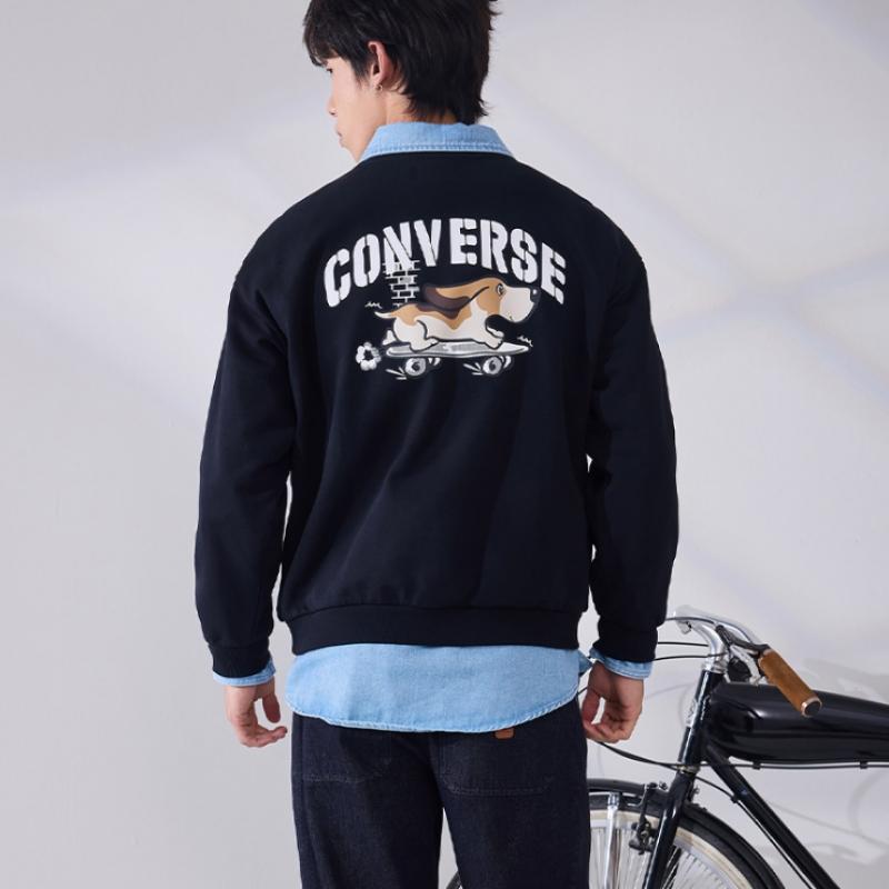Converse Graphic Crew Fleece Top Ucj420 Ghm