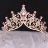 Bridal Crown Tiara Princess Birthday Rhinestone Crown Atmospheric Wedding Dress Accessories