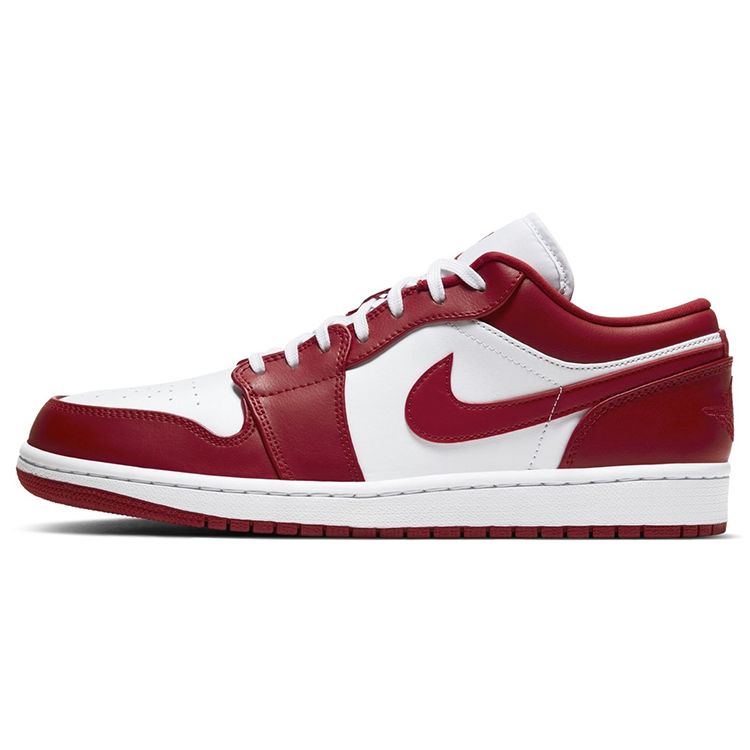 

Кроссовки Air Jordan 1 Low Gym красные мужские белые 553558-611