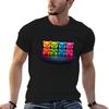 Candyland Cuties Rainbow Gummy Bears On A Black Background Tshirt Vintage Style Printed Top