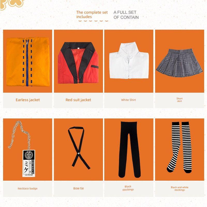 Yukigami Luna Snake-Eater Dreamo Costume Momiji Kirari Dreaming of the Blade Cosplay Kakegurui Cosplay Costume