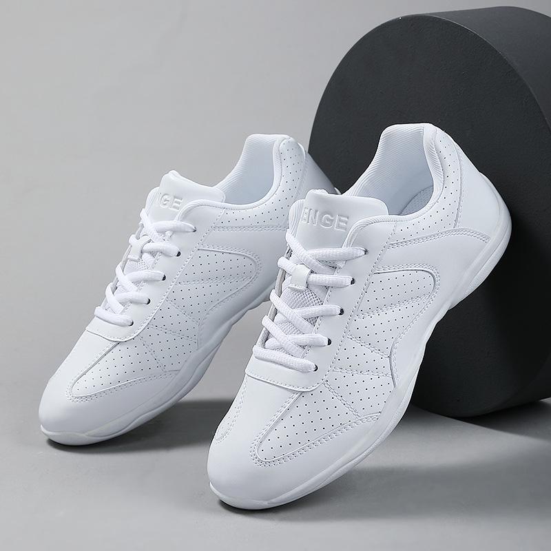 

White Dance and Fitness Shoes for Men and Women - Perfect for Aerobics, Cheerleading, and Training 35