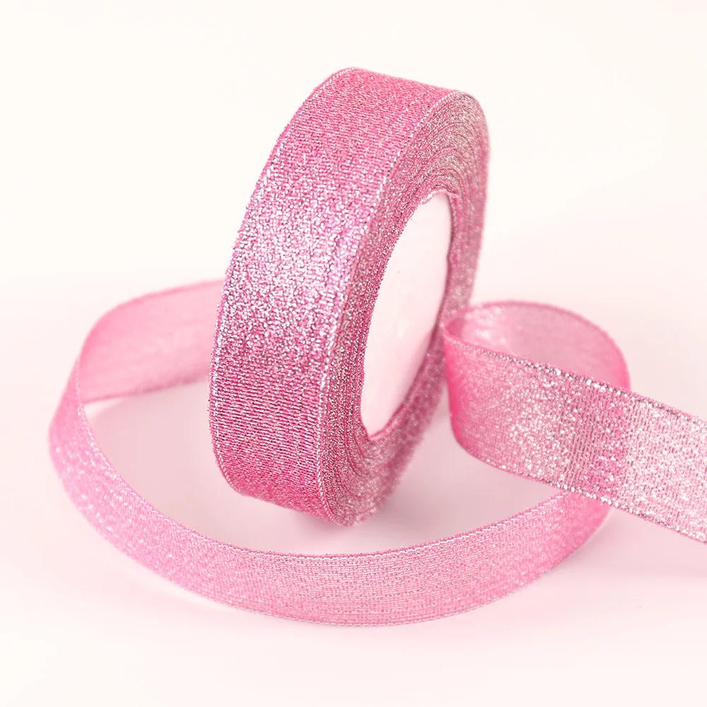 25yards 20mm Colorful Onion Glitter Ribbon for Gift Packaging Webbing Christmas Wedding Decoration Supplies Handmade Ribbons