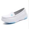 Women Walking Shoes Sneakers Comfortable Breathable Nurse White Slip-On Shoes Lightweight Female Platform Flats Footwear Casual