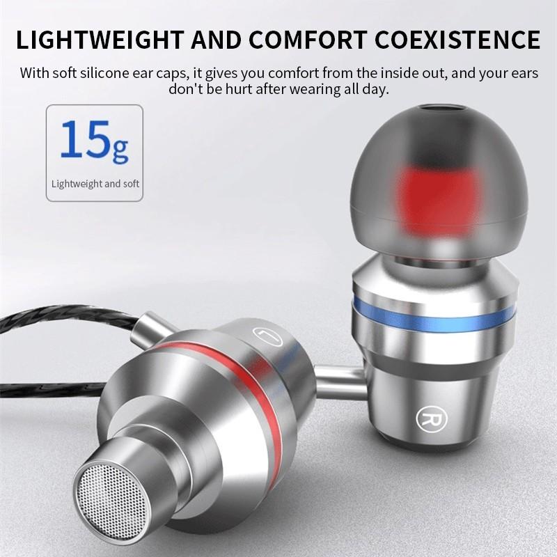 G2 Ergonomisches Headset Typ-C-Subwoofer In-Ear-Headset mit kabelgebundener Steuerung und integrierter High-Definition