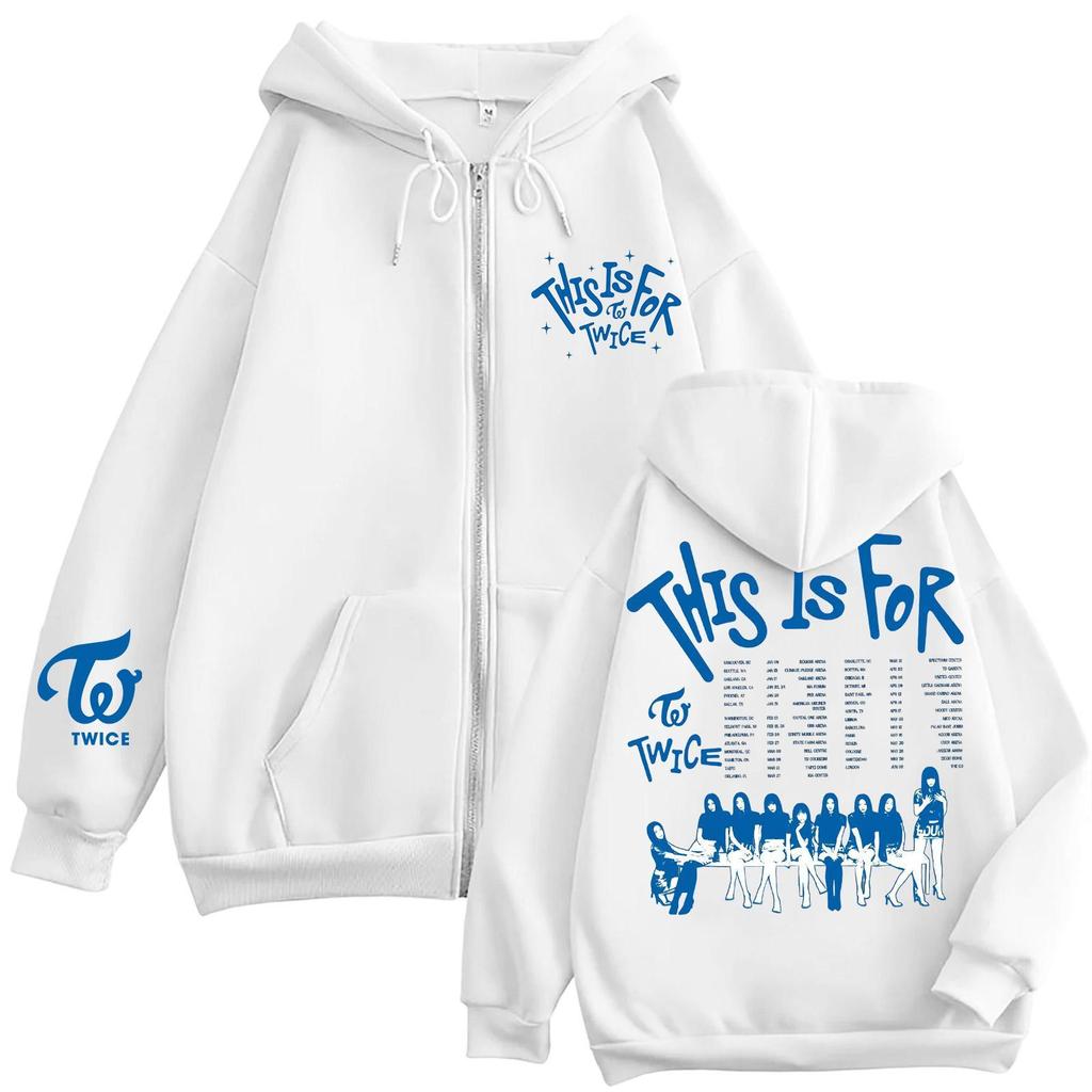 Damen Casual Mode Bedrucktes Langarm-Kapuzensweatshirt mit Reißverschluss