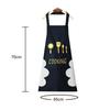 Women's Apron Waterproof Oilproof Can Wipe Hands Kitchen Work Clothes Home Cooking Cleaning For Men Sleeveless Apron